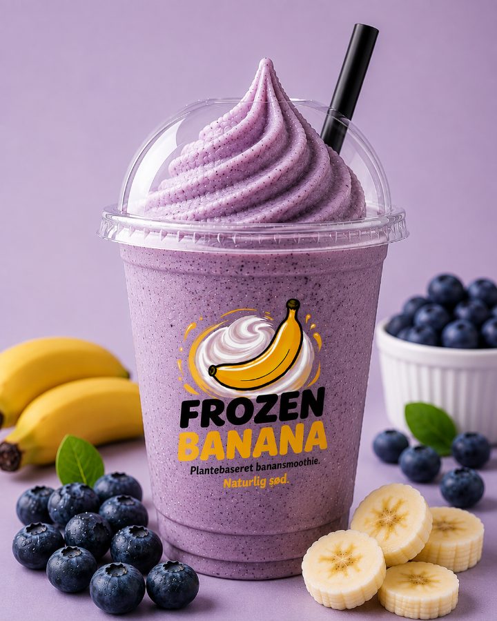 Blueberry Breeze – banansmoothie med blåbær