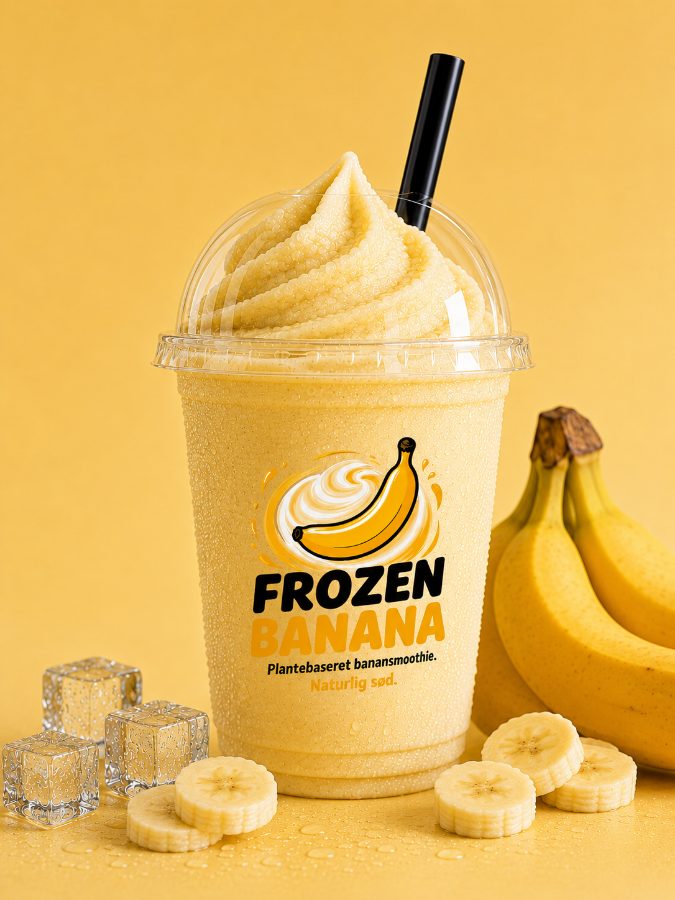 Classic Banana – banansmoothie med plantebaseret mandeldrik