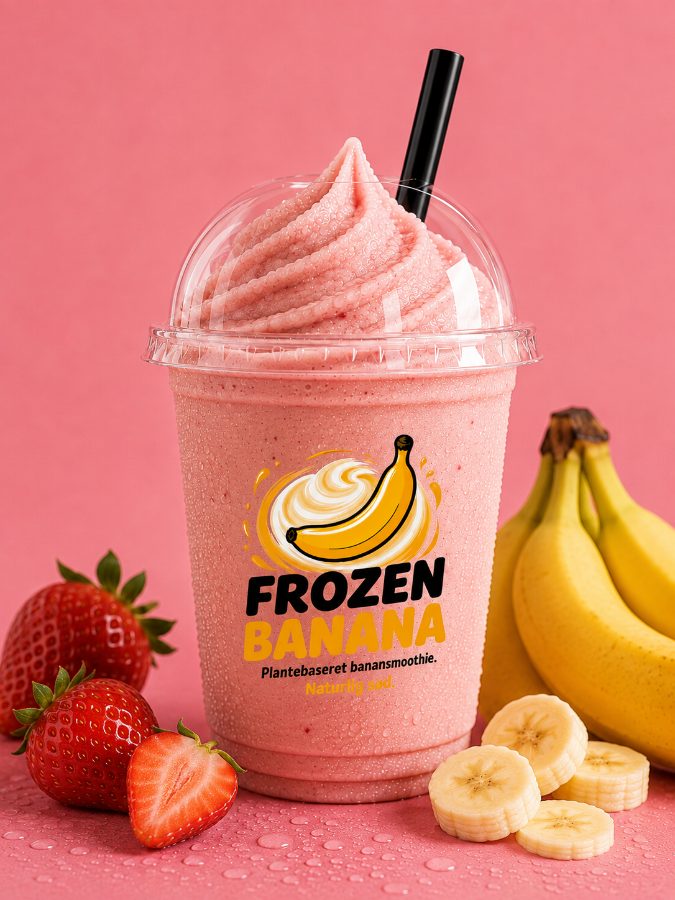 Strawberry Bliss – banansmoothie med jordbær